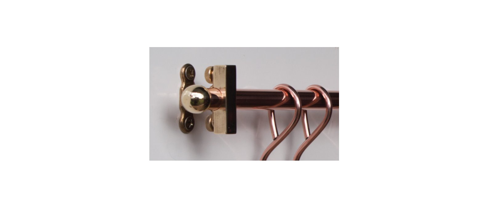 32" Hand Turned Copper Pan Rack