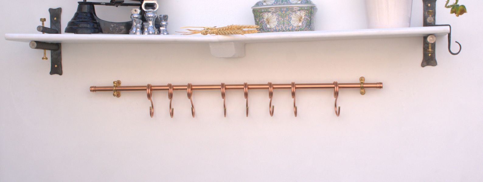 31" Kitchen Pan Rack Art Deco