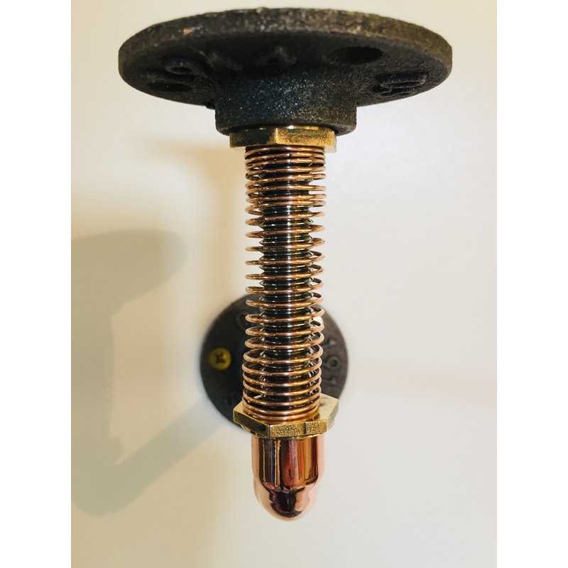 copper and bronze shelf bracket