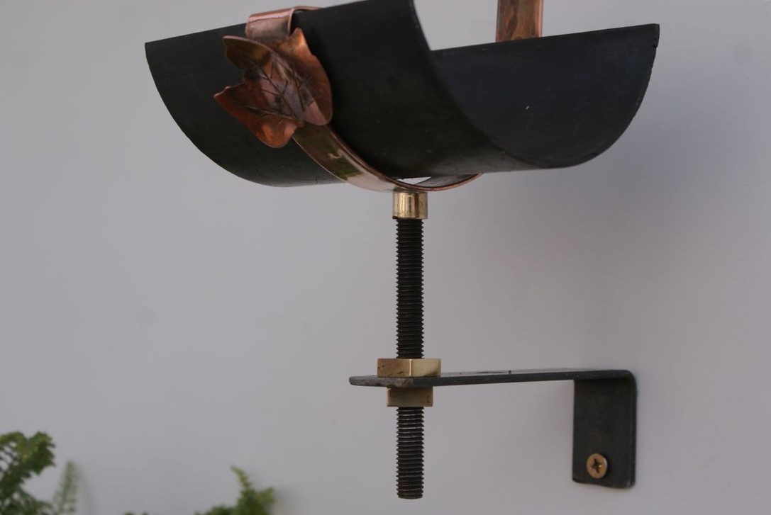 solid copper gutter support bracket